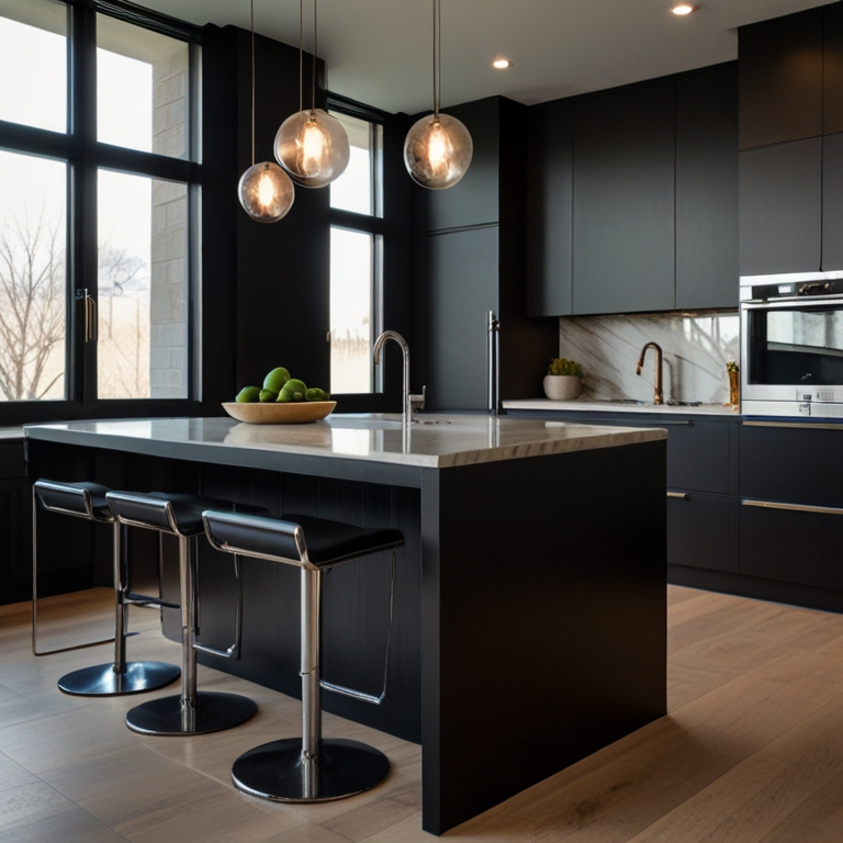 The Allure of Black Cabinets in Kitchen Design