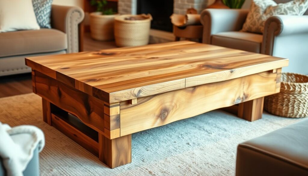 reclaimed wood coffee table